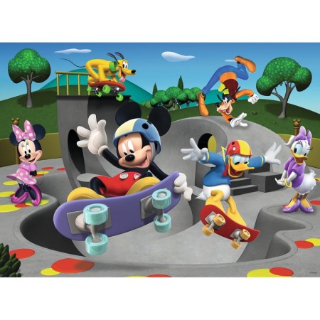 Puzzle Mickey Cu Skateboard, 100 Piese Ravensburger - 1
